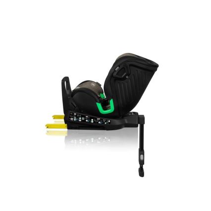 Lionelo - Седалка за кола с основа swivel HARMONY i-Size 40-150 см черен/маслина