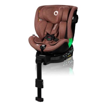 Lionelo - Седалка за кола с основа swivel HARMONY i-Size 40-150 см тухла