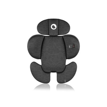 Lionelo - Седалка за кола с основа swivel NAVY i-Size 40-150 см черен/розов