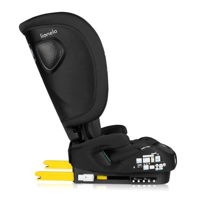 Lionelo - Сгъваемо автокресло NELLY i-Size 76-150 см Черен карбон