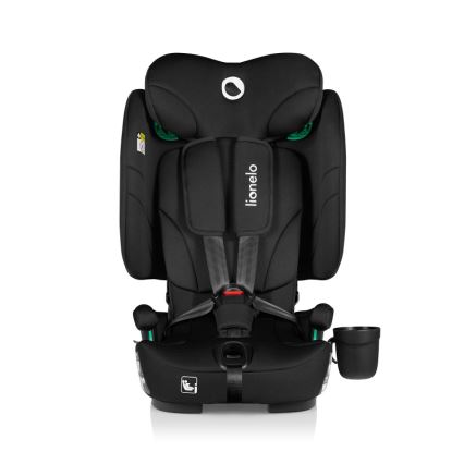 Lionelo - Сгъваемо детско столче за кола NELLY i-Size 76-150 см Черен карбон