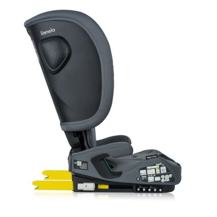 Lionelo - Сгъваемо детско столче за кола NELLY i-Size 76-150 см, графит