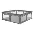 Lionelo - Сив детски манеж WILLOW XL