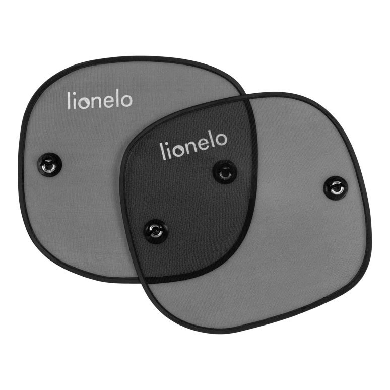 Lionelo - Слънчев сенник с присоска SUNSHADE 2 бр. черен