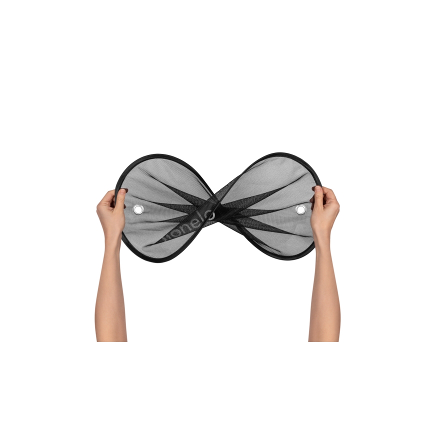 Lionelo - Слънцезащитен сенник с вендуза SUNSHADE 2 бр Черен