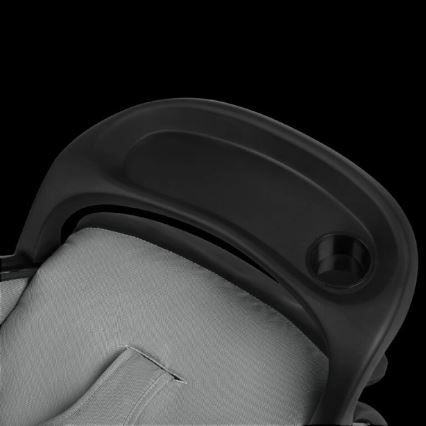 Lionelo - Спортна бебешка количка EMMA PLUS сива/черна