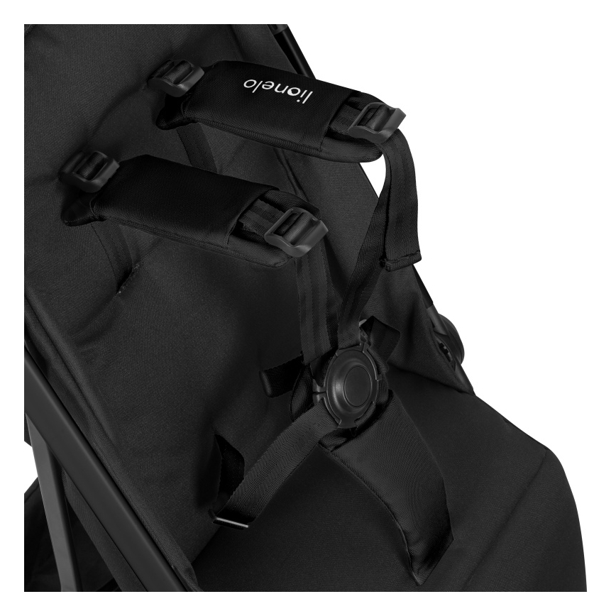 Lionelo - спортна бебешка количка JULIE AIR Черен Оникс