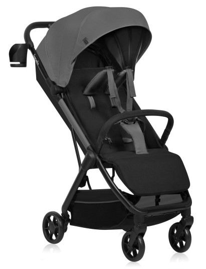 Lionelo - Спортна бебешка количка JULIE AIR Каменносива