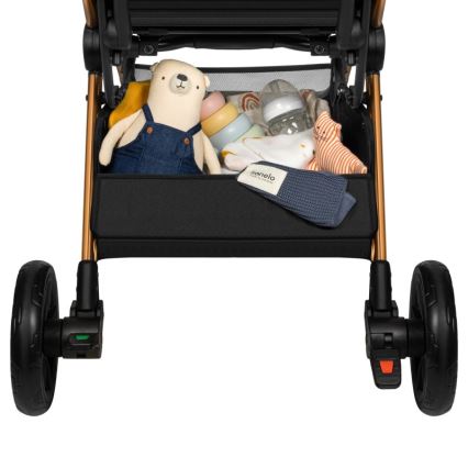 Lionelo - спортна детска количка CLOE, черна/златна