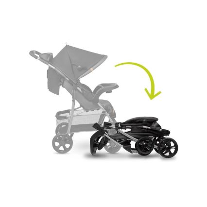 Lionelo - спортна детска количка EMMA PLUS, черна