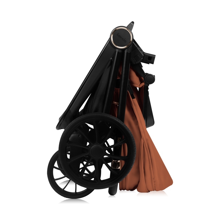 Lionelo - спортна детска количка MIKA PLUS, цвят Brown Rust