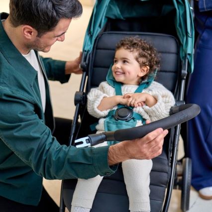 Lionelo - Спортна детска количка MIRA Изумрудено зелено