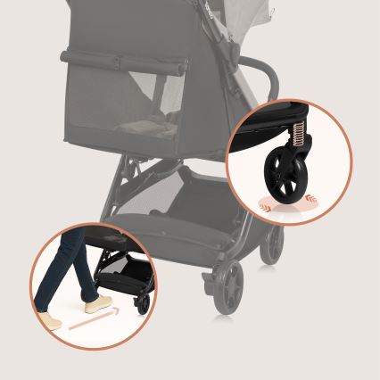 Lionelo - Спортна количка JULIE AIR бежов пясък