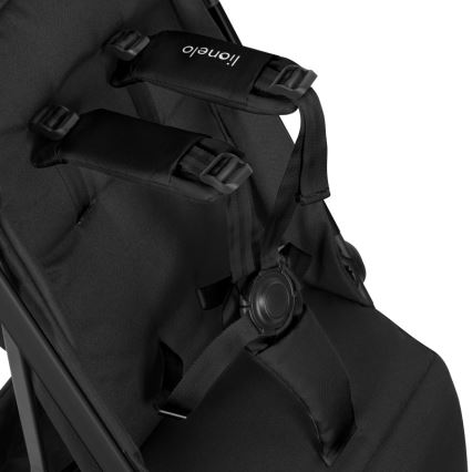 Lionelo - Спортна количка JULIE AIR в цвят черен оникс