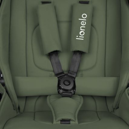 Lionelo - спортна количка MIKA PLUS, маслинено зелена