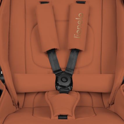 Lionelo - Спортна количка MIKA PLUS, ръждиво-кафява