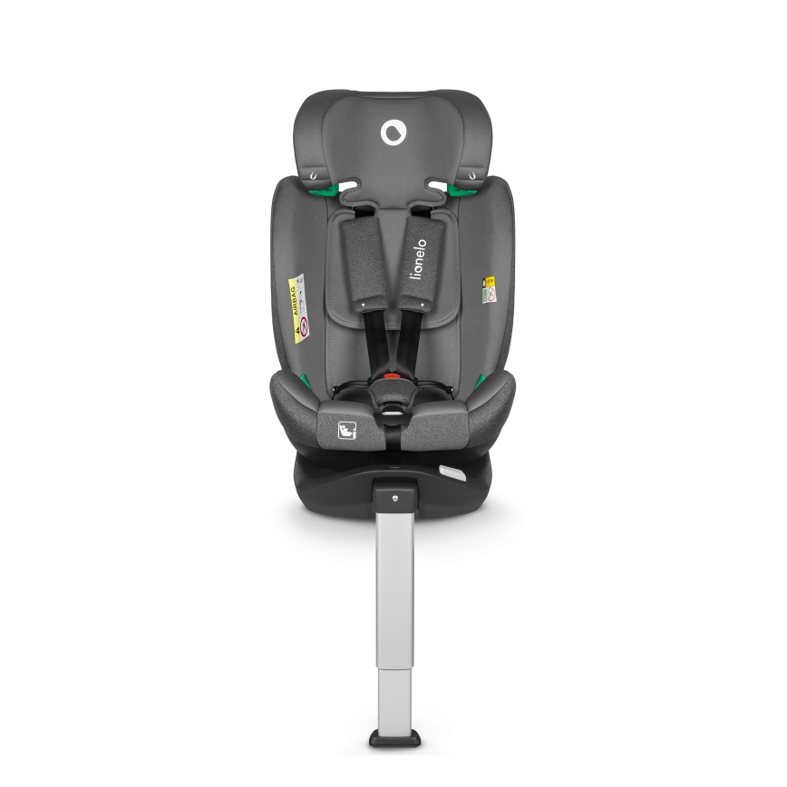 Lionelo - Столче за кола BRAAM i-Size с въртяща се основа, 40-150 см, каменносив