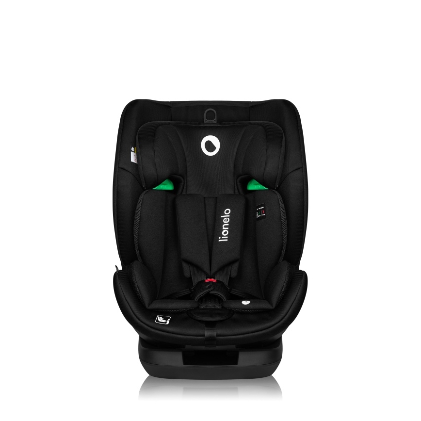 Lionelo - Столче за кола с въртяща се база LAVENDER i-Size 76–150 см Black Carbon