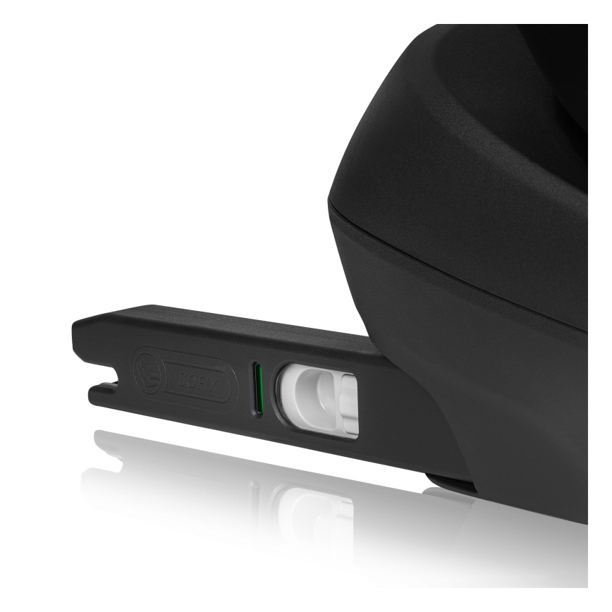 Lionelo - Столче за кола с въртяща се база LAVENDER i-Size 76–150 см Black Carbon