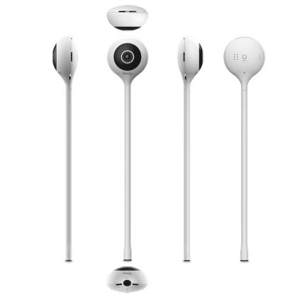 Lionelo - Умен детски бебефон BABYLINE SMART с Wi‑Fi, бял