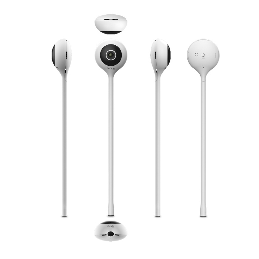 Lionelo - Умен детски бебефон BABYLINE SMART с Wi‑Fi, бял