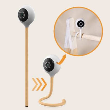 Lionelo - Умен детски бебефон BABYLINE SMART с Wi‑Fi, бял