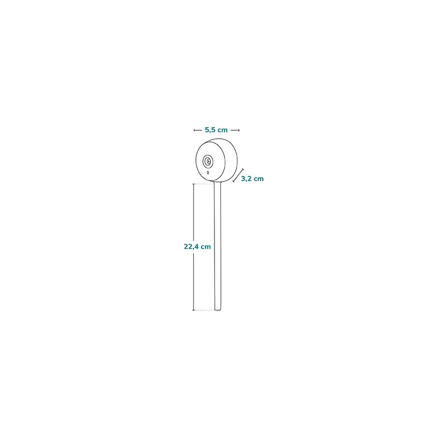 Lionelo - Умна бебешка видеоняня BABYLINE SMART Wi-Fi черна
