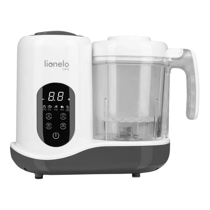 Lionelo - Уред за готвене на пара 5в1 BABYMENU 110W/230V бял/сив