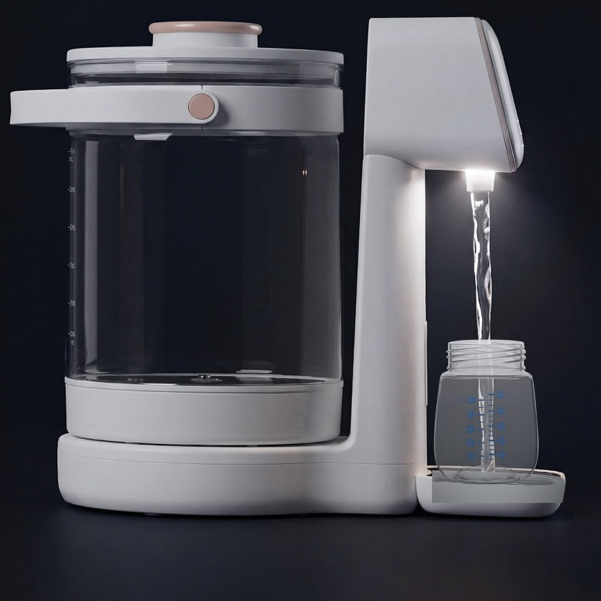 Lionelo - Уред за приготвяне на бебешко мляко BABYPRESTO 2.0 1200W/230V бял