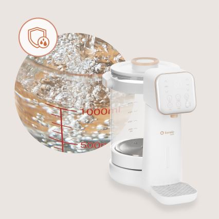 Lionelo - Уред за приготвяне на бебешко мляко BABYPRESTO 2.0 1200W/230V бял