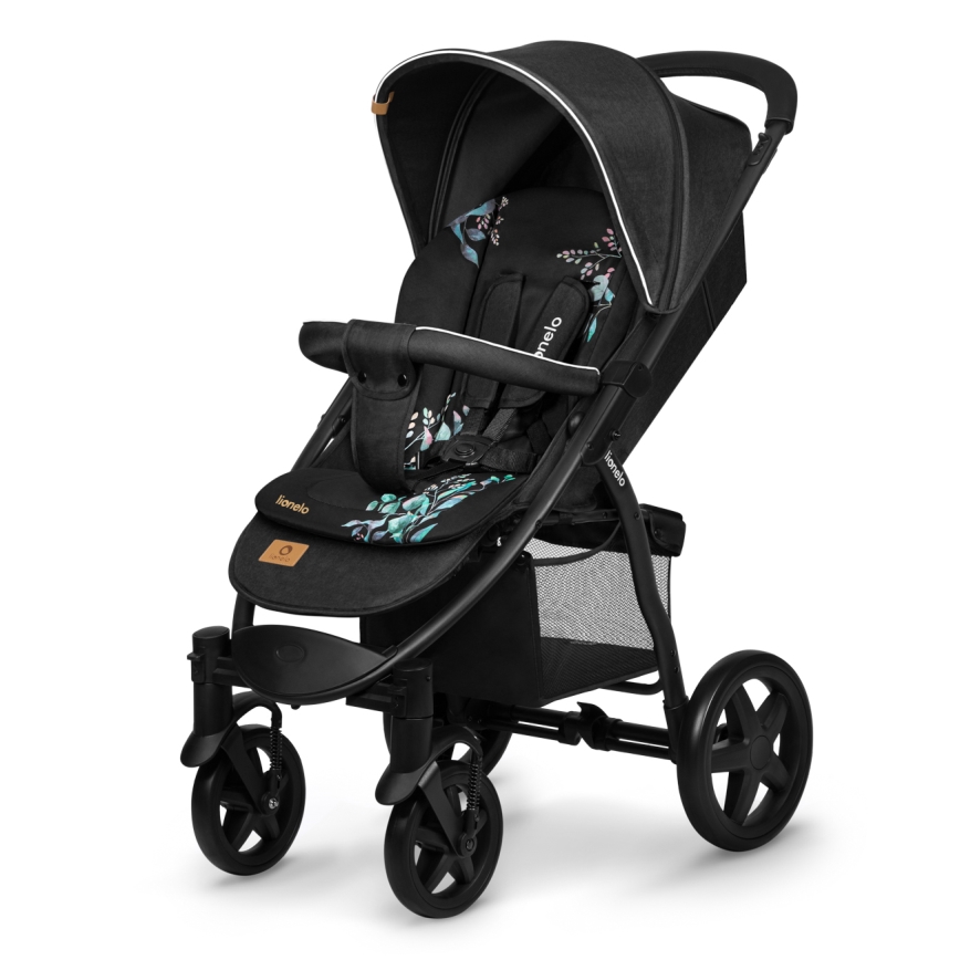 Lionelo - Вложка за детска количка SEATLINER Golden Moments, черна