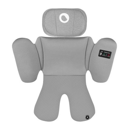 Lionelo - Въртящо се автокресло с база BRAVE i-Size 40-150 см Grey Stone