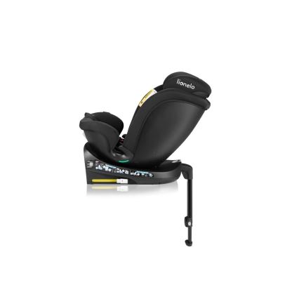Lionelo - въртящо се автокресло с база NAVY i-Size 40–150 см, черно