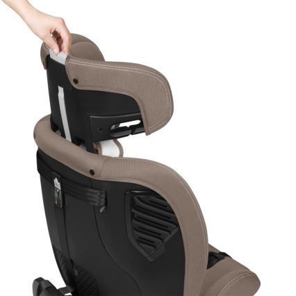 Lionelo - Детско автомобилно столче с въртяща се база BASTIAAN ONE i-Size 40-150 см пясъчен беж