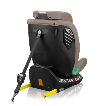 Lionelo - Детско автомобилно столче с въртяща се база BASTIAAN ONE i-Size 40-150 см пясъчен беж