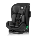 Lionelo - Въртящо се детско столче за кола с база HARPER i-Size 76–150 см, черен карбон