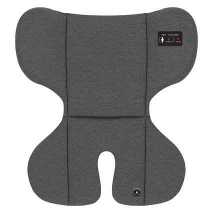 Lionelo - Въртящо се детско столче за кола с база HARPER i-Size 76–150 см, черен карбон