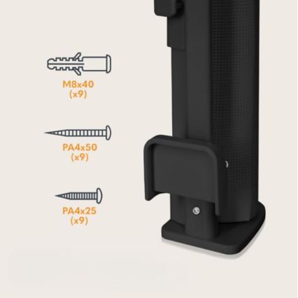 Lionelo - Защитна бариера THEA черен