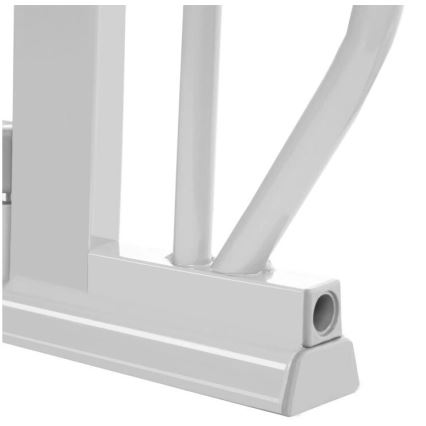 Lionelo - Защитна бариера TRUUS SLIM LED сив