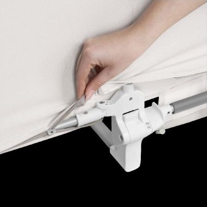 Lionelo - Защитна бариера за легло LORA сива