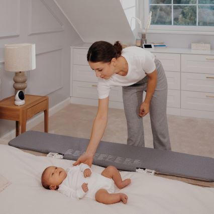 Lionelo - Защитна преграда за легло LORA XL тъмносива