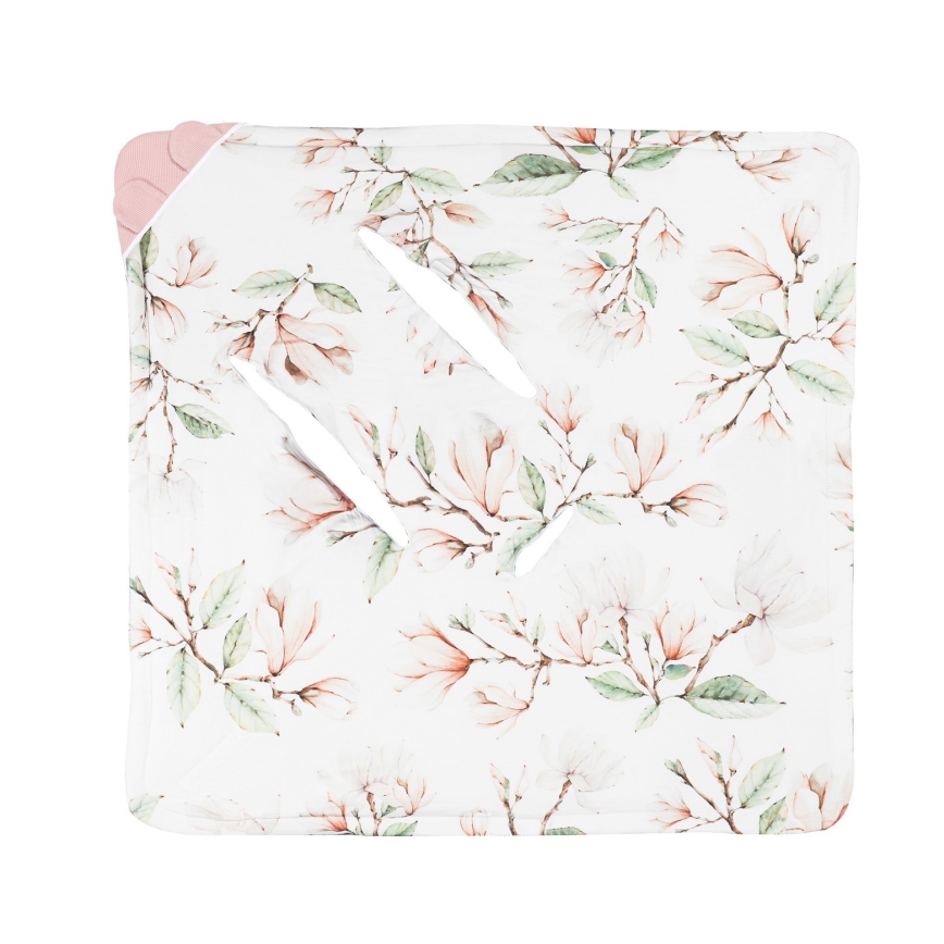 Lionelo - Завивка за автокресло TRAVEL SWADDLE 90x90 cm бежова магнолия