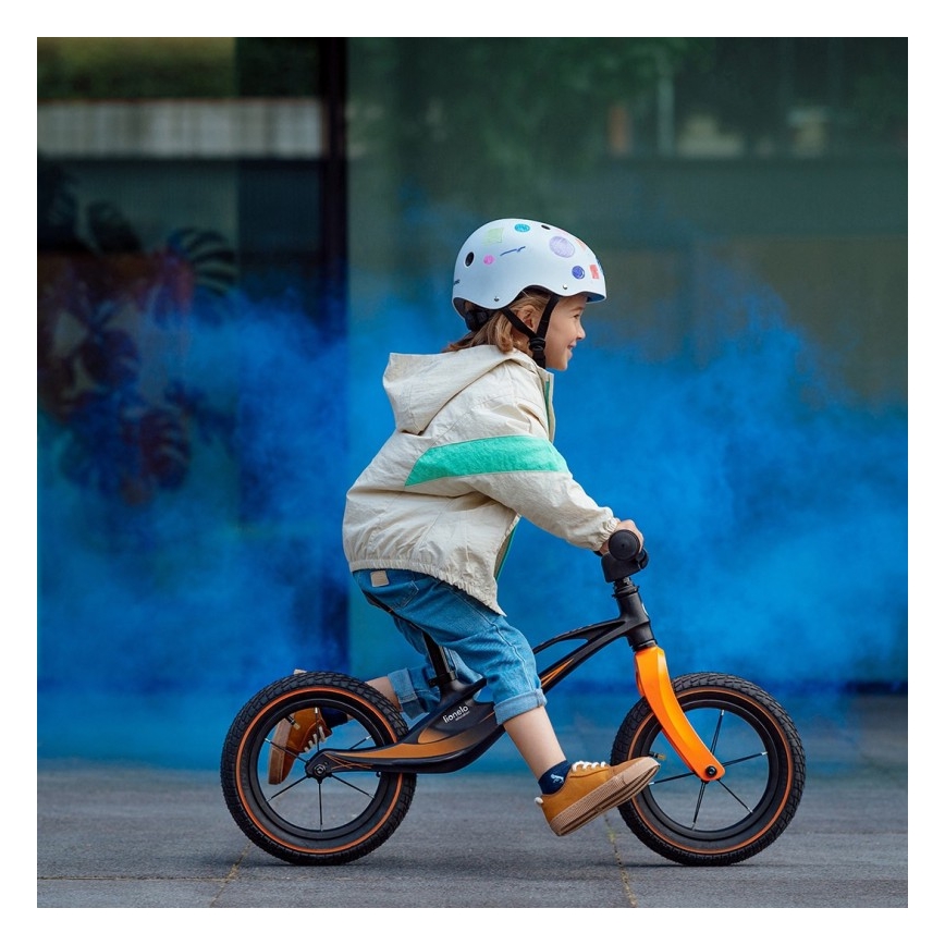 Lionelo - Колело без педали BART AIR черно/оранжево