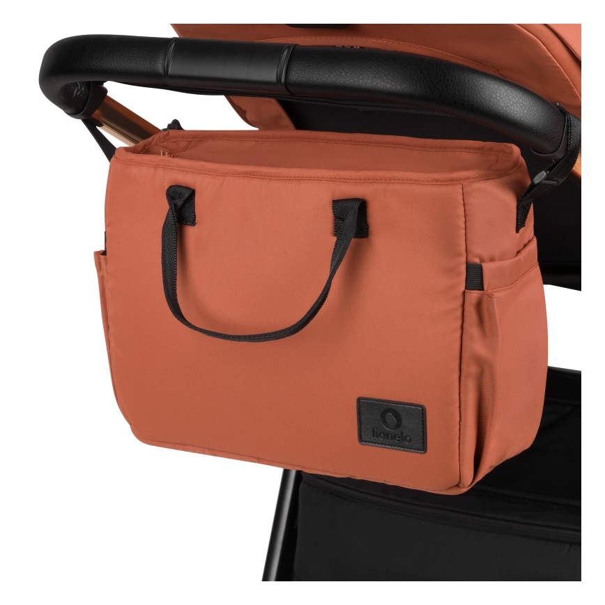 Lionelo - Комбинирана бебешка количка 2 в 1 LAYLA, кафява-ръждива