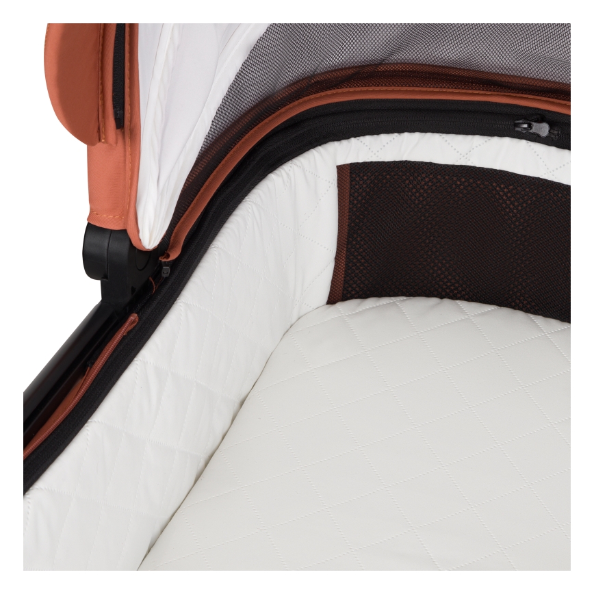 Lionelo - Комбинирана бебешка количка 2 в 1 LAYLA, кафява-ръждива