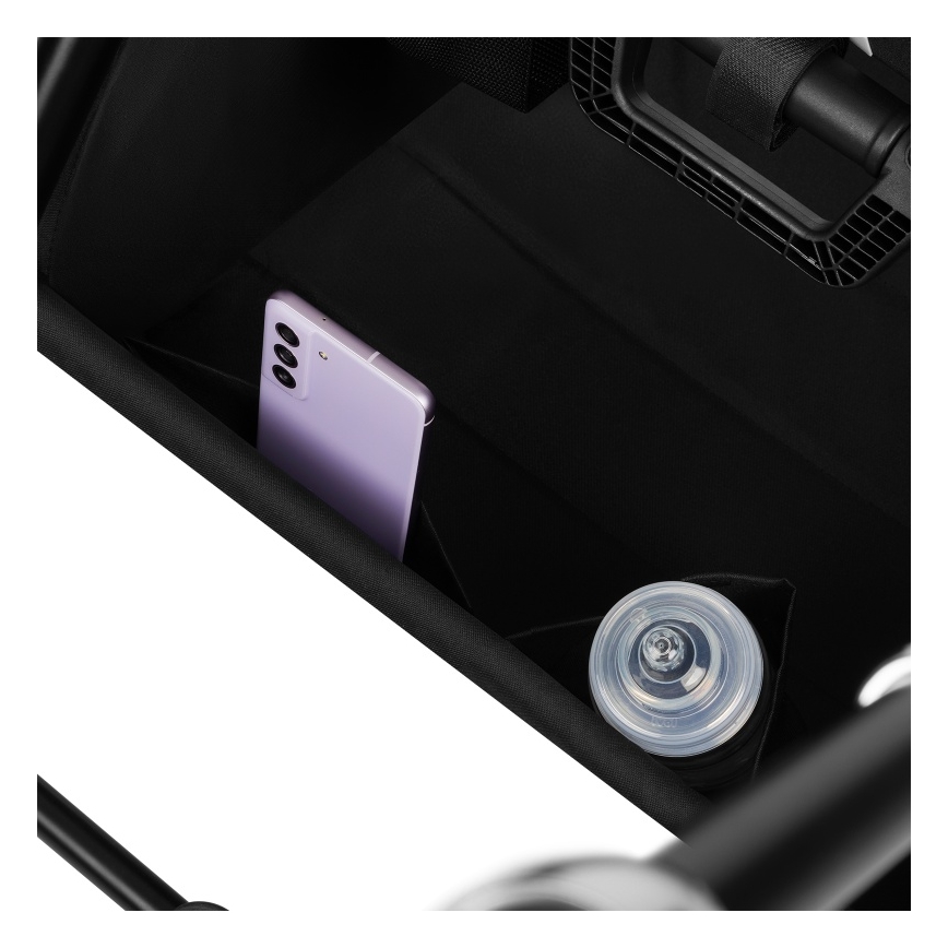 Lionelo - Комбинирана бебешка количка 2 в 1 MIKA PLUS Черен оникс