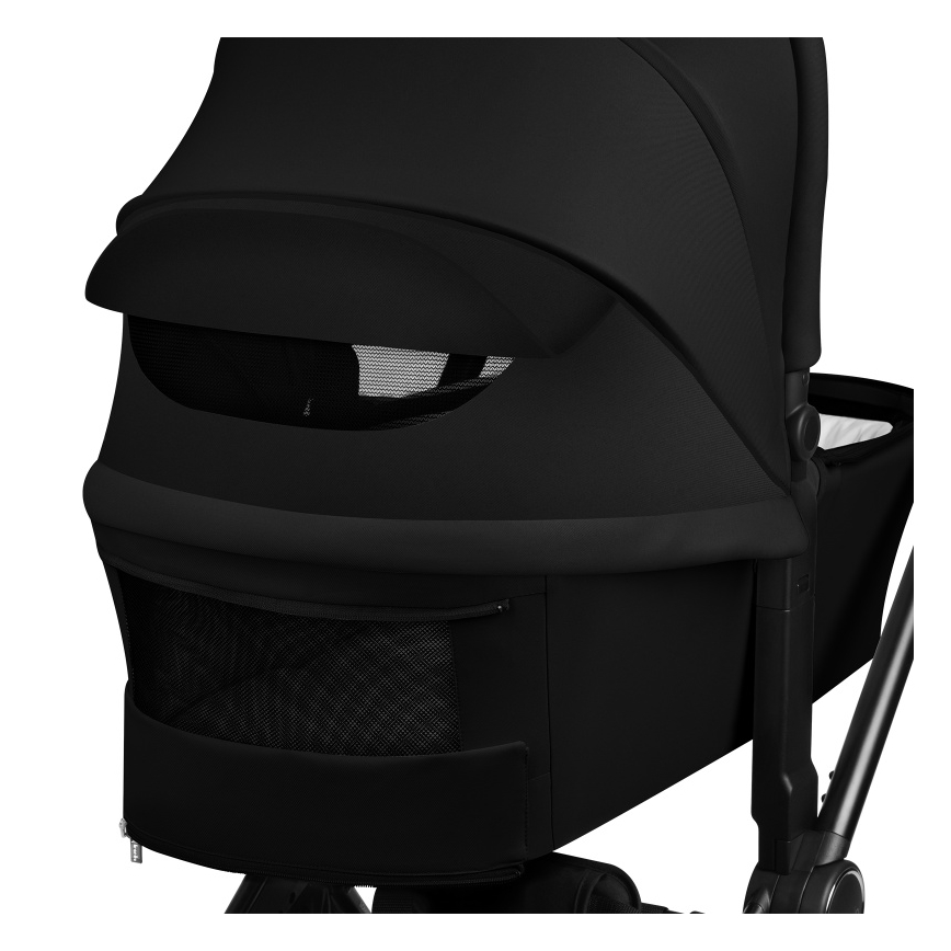 Lionelo - Комбинирана бебешка количка 2 в 1 MIKA PLUS Черен оникс