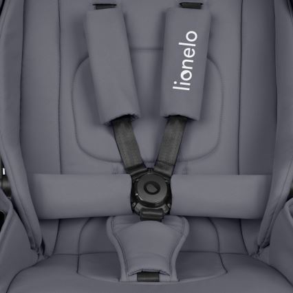 Lionelo - Комбинирана бебешка количка 2 в 1 MIKA PLUS Grey Stone