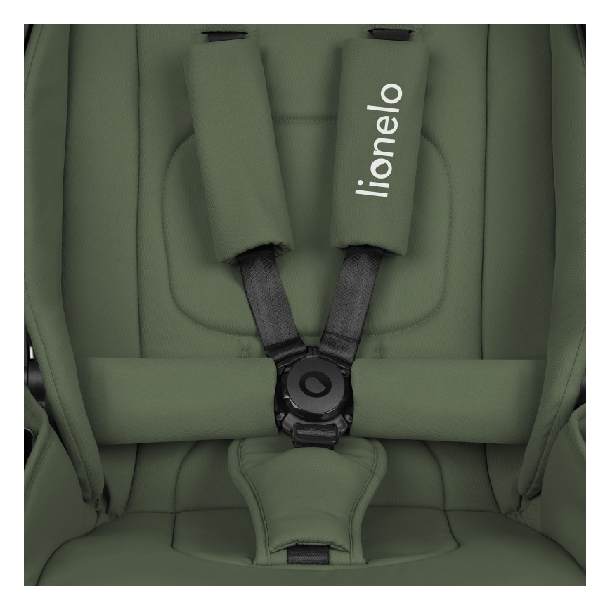 Lionelo - Комбинирана бебешка количка 2 в 1 MIKA PLUS Маслинено зелено