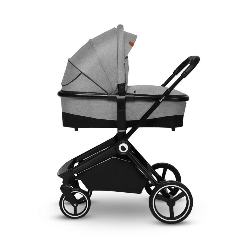 Lionelo - Комбинирана бебешка количка 2 в 1 MIKA Сив камък